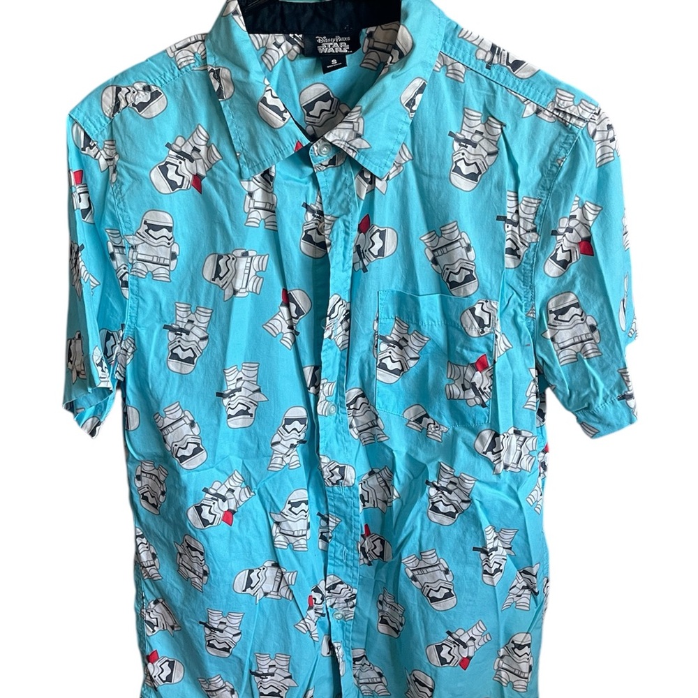Disney Blue Stormtrooper Casual Shirt
